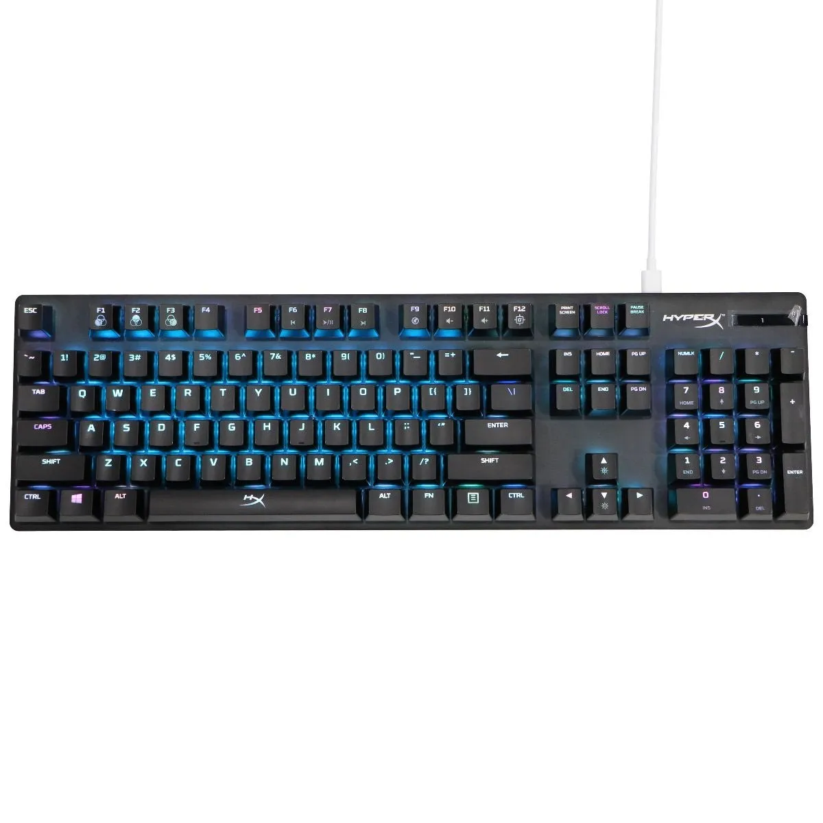 HyperX Alloy Origins Mechanical Gaming Keyboard with Tactile HyperX Aqua Switches - Enhanced Precision and Comfort for Gaming Excellence